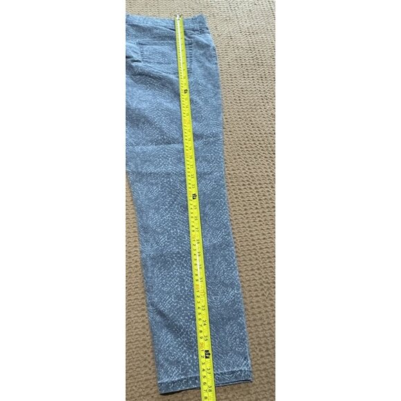 Isabel Maternity Animal Print Skinny Jeans W/ Expandable Sides Size 16 - Picture 7 of 9